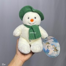 The Snowman Raymond Briggs Plush 8" Vintage 1992s eden made in Indonesia Winter
