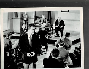 SUPER RARE!! 8X10 1950s ORIGINAL DEAN JONES AND THOMAS MITCHELL SCENE PHOTO!!