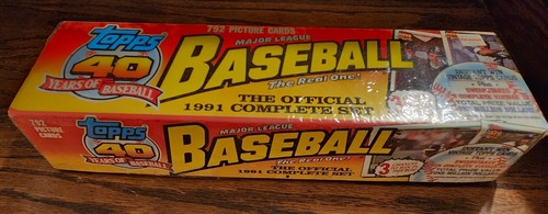 1991 Topps Baseball Complete Opened Full Set, 792 Cards, 40 years of baseball