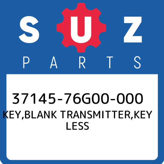 37145-76G00-000 Suzuki Key,blank transmitter,key less 