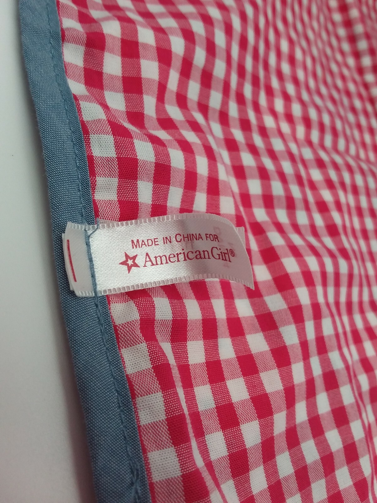 American Girl Doll Tenney's Picnic Blanket Reversible Food Truck Ties