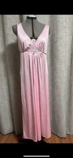 Vintage Komar Woman s Nightgown Light Pink Size M