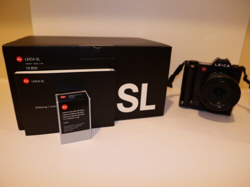 Leica SL Typ 601 Camera with Lumix 20-60mm Lens, Battery Grip and Second Battery