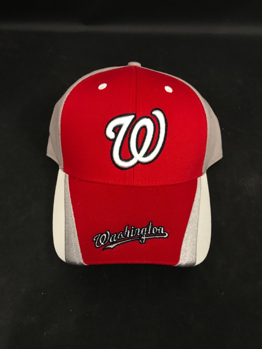 S Washington Nationals Fan Favorite Adjustable Strap back RED Hat