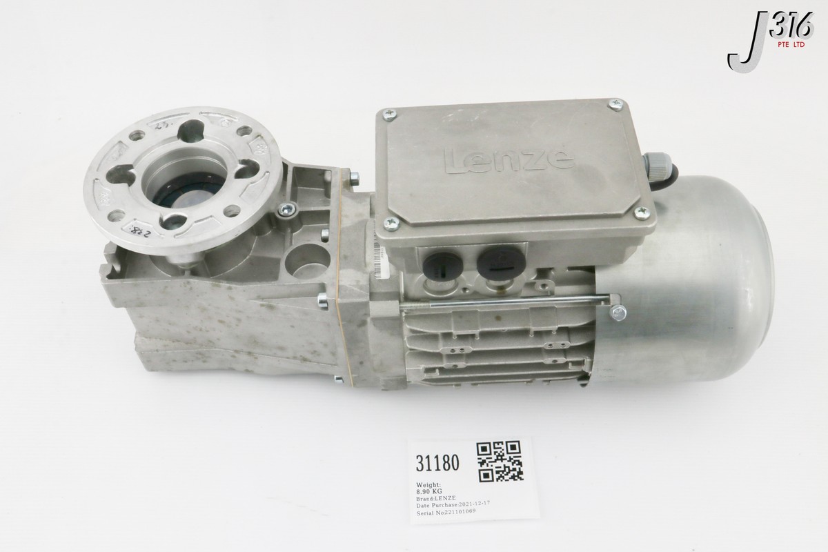 31180 LENZE INVERTER DUTY MOTOR, 3-MOT, EN60034 (NEW) GKR03-2M HAK