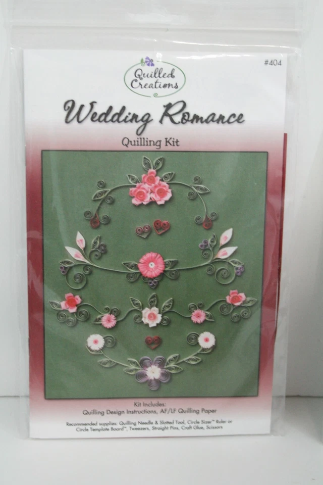 Quilled Creations Set de 2 Kits de Papel Quilling Cumpleaños Boda y Romance Floral Foto 2 de 4