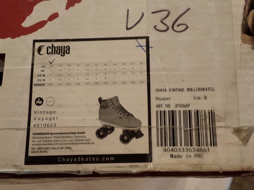 Chaya Vintage Voyager Tan 810669 Roller Skates Men's 5 / Women's 6 New - Picture 3 of 7