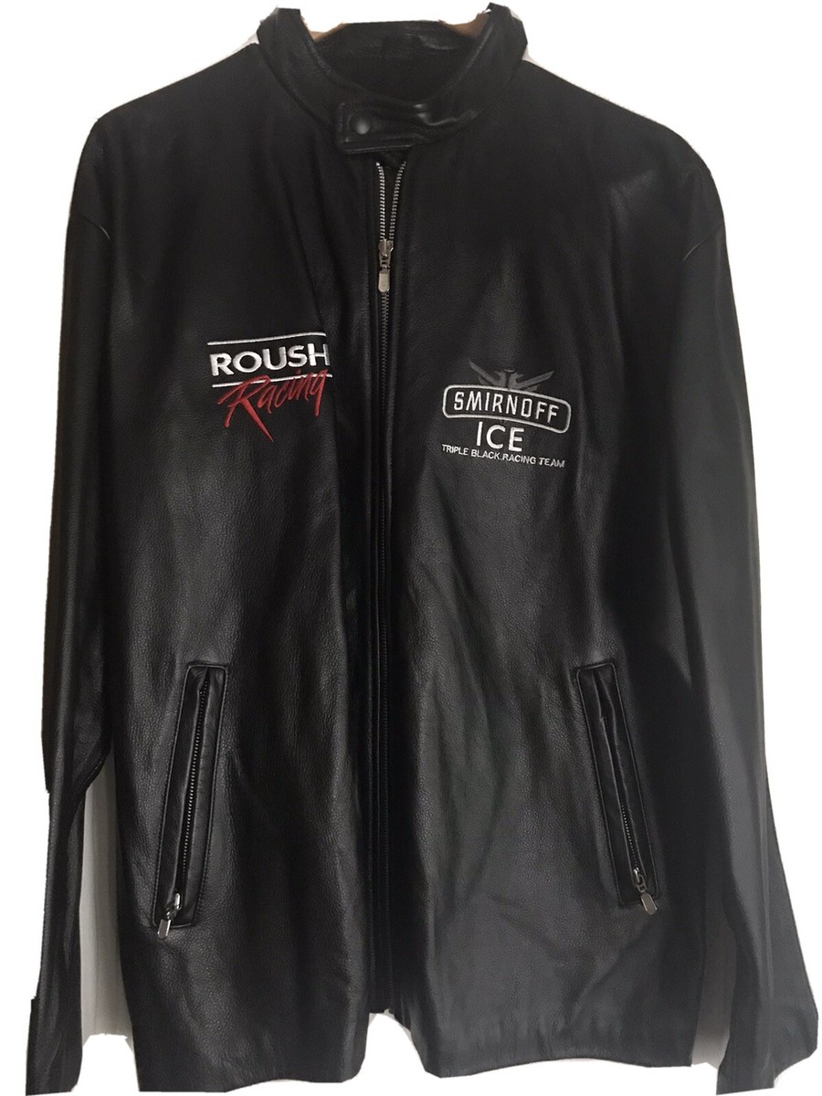 Smirnoff Ice Roush Racing Team Leather Jacket XL | eBay