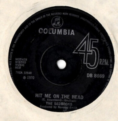 The Bedrocks - Hit Me On The Head (7'', Single, Sol)
