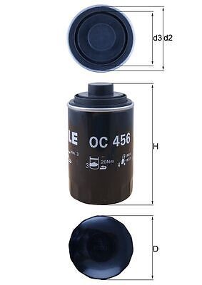 Mahle Oc 456 ÖLfilter FüR Audi Seat Skoda Vw-image
