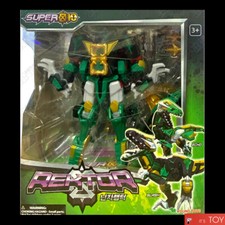 SUPER 10 REKTOR Ninja Raptor Green Dino Transforming Robot Figure Youg Toys 2022