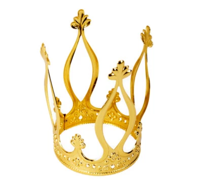 Krone Gold elegant Metallkrone Krönchen Prinzessinnenkrone Modell P 126191013F - Bild 1 von 4