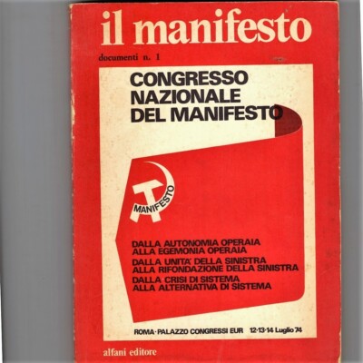DOKUMENTBUCH 12-13-14/07/1974 NATIONALKONGRESS PLAKAT AUSGABE. ALFANI