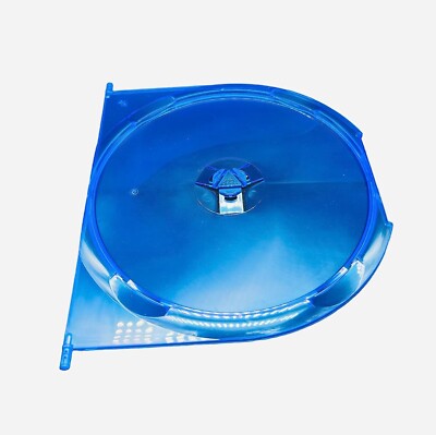 50 x einzelne BluRay Fächer für 1 Disc blau erweiterbares Gehäuse mit Clips neu