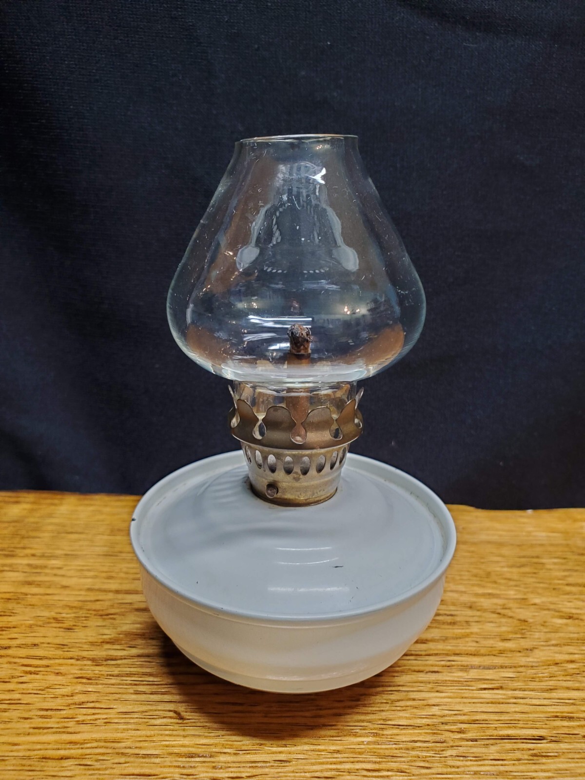 Vintage Kelly Pixie Oil Lamp Miniature Nursery Paraffin Light 3.25