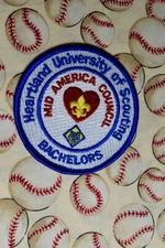 BSA MAC Heartland University of Scouting Bachelors Patch Boy Scouts of America