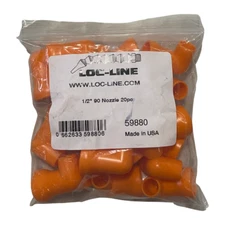 Loc-Line 1/2" 90Â° Nozzles 20 Pack USA Made