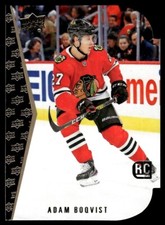 2019-20 Upper Deck 1994-95 Rookie Tribute Die Cuts Adam Boqvist Chicago