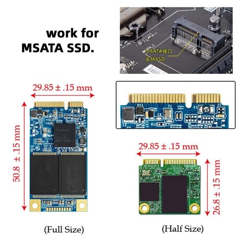 mSATA Mini SATA SSD to IDE 44Pin 2.5 inch Hard Disk Case Enclosure Box White ... - Photo 2/9