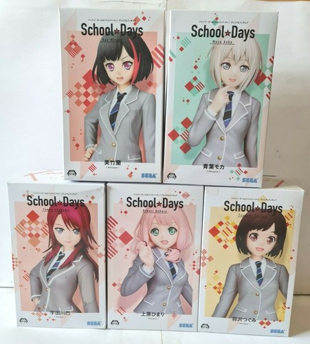 BanG Dream! Girls Band Party Afterglow School Days Premium Figure Japan 5 Box - Picture 1 of 6