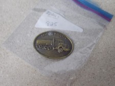 Vintage Keep On Truckin Oil Tanker Semi Truck Oval Belt Buckle 825