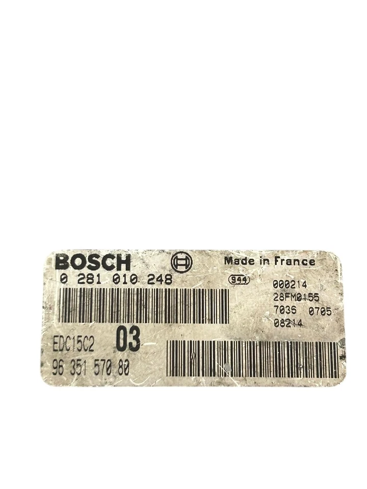 Centralina motore PEUGEOT 406 2000 HDI 109 CV 1995/2004 0281010248 - Immagine 3 di 4