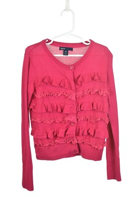 gap pink cardigan