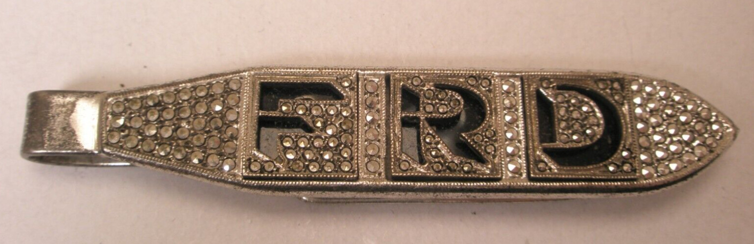 FRD Monogram Initial Letter STERLING SILVER Vinta… - image 4