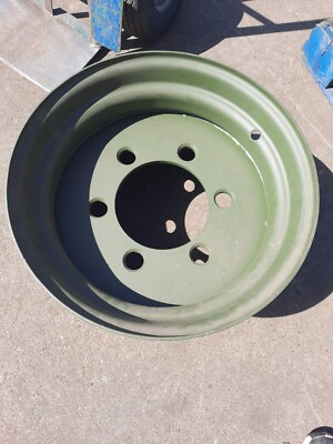 #ad 16quot; x 10quot; Rockwell Axle 2.5 ton Wheel Rim 6 Hole NOT FOR MILITARY DRUM BRAKE $95.00
