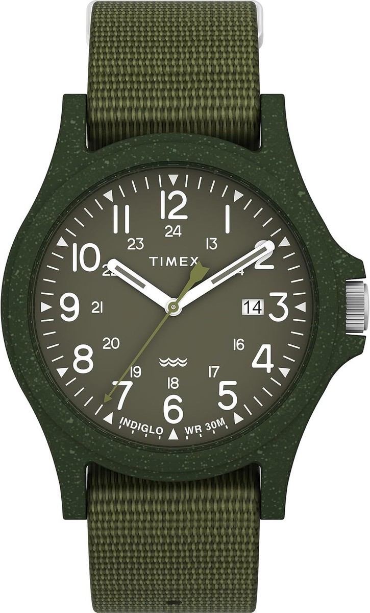 TIMEX] Watch Reclaim Ocean 40mm TW2V96000 Green | eBay