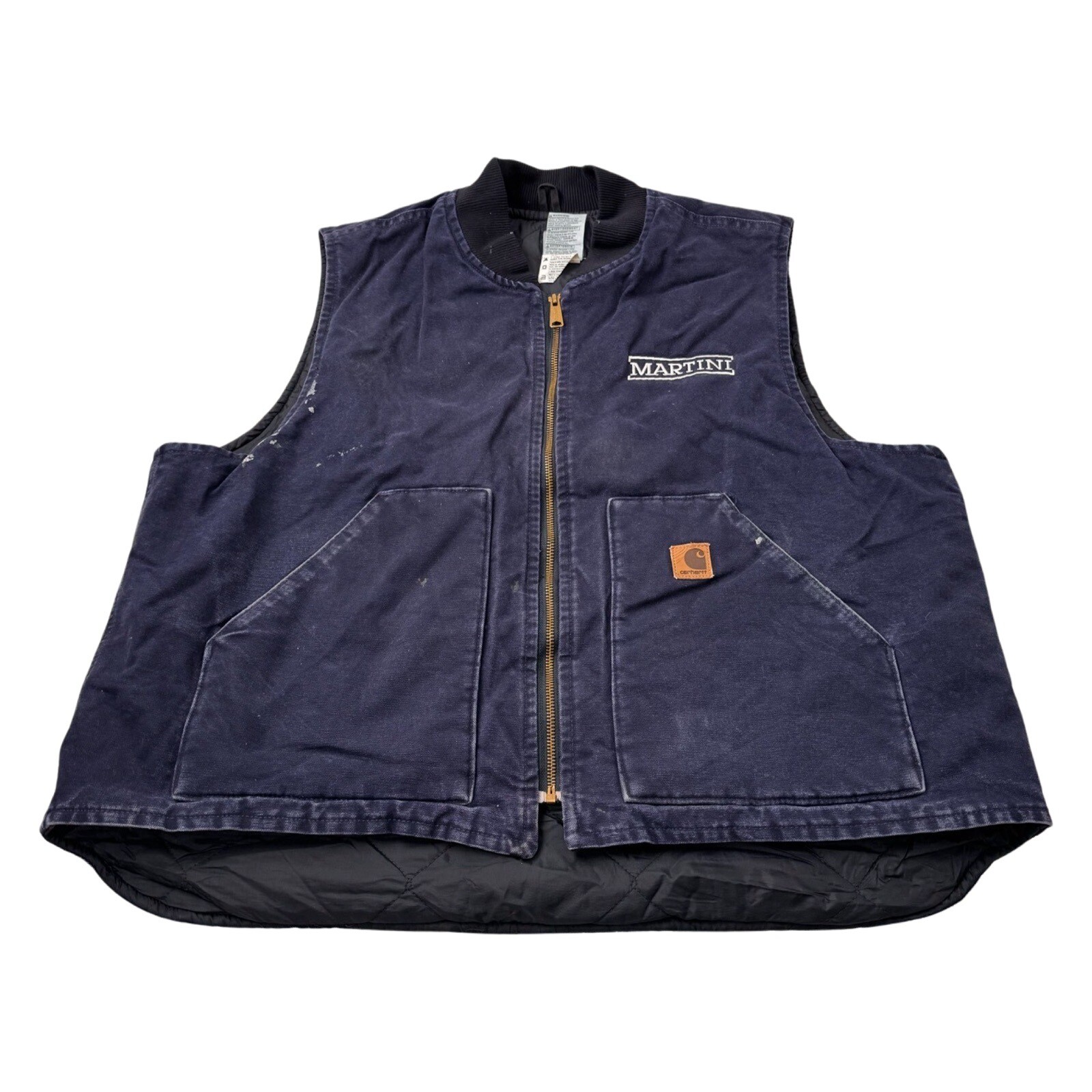 Carhartt Vest V02 MDT Duck Arctic Quilt Lined Barn Ch… Gem
