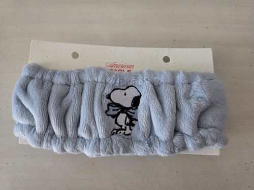 American Eagle Snoppy Cosmetic Spa Headband Blue