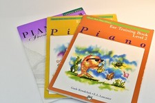 Piano Techniques Lot of 3 Piano Lesson Books Alfred's Basic Piano Library