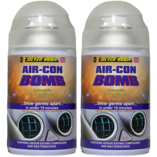 2x Air Con Bomb AC Spray Cleaner Conditioning Purifier Valet Cleaning Car 150ml - Picture 3 of 3