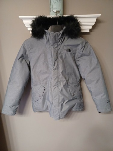Gray Hooded Winter Jacket Size 