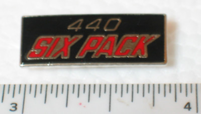 440 Six Pack Pin Vintage (Nicer than picthre pin)