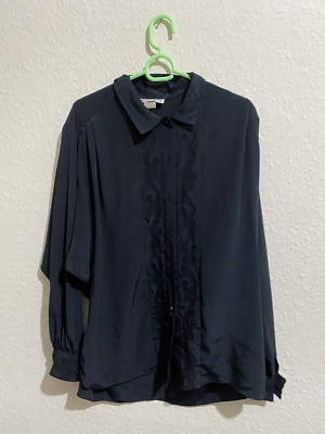 Ester Ken Cardigan Women's Small Short Lace Black Pattern Made in Paris Vintage
