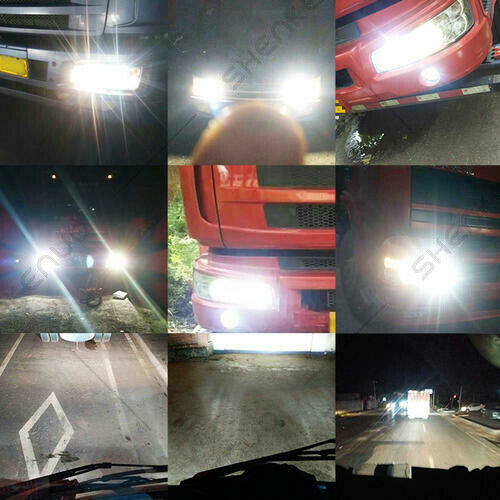 CHUSYYRAY LED Headlight + Fog Light Kit For Toyota Tacoma 2012-2015 - H4/9003 & H11, 6000K White-1060684
