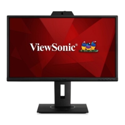 ViewSonic 24'' 1080P ERGONOMIC IPS Monitor WITH 2MP WEB CAMERA, MICROPHONE, HDMI