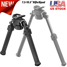 7.5-10.5inches Tactical Rifle Bipod Sling Swivel Stud Bipod for Hunting Shooting