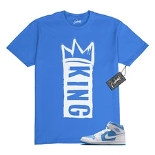 1 Mid Legend Blue White T Shirt to Match K1