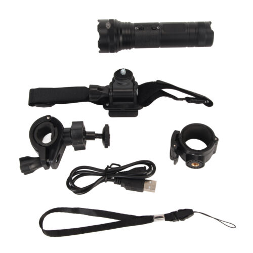 LED Flashlight Camera 1080P IP66 Waterproof 5 Lighting Modes Flashlight Vide GF0 - Picture 1 of 24