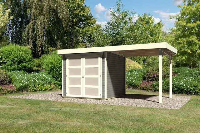 Karibu Gartenhaus Gerätehaus Holz Garten Schuppen ...