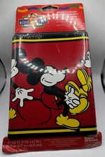 Vintage Disney Mickey For Kids Decorative Wall Paper Border New - 5 yd. Red NOS