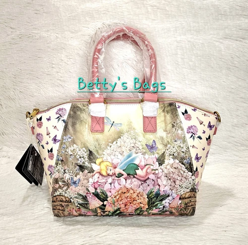 Loungefly Disney Tinker Bell Flower Nap Satchel Bag