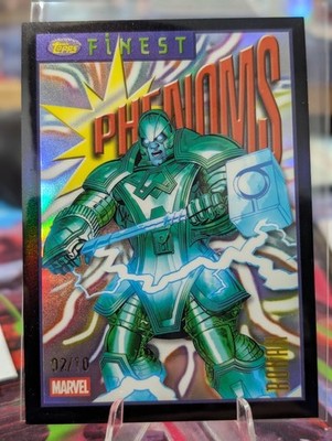 Topps Finest Fantastic Four Ronan #TF-075 Finest Phenoms 2/10 Black Refractor