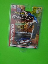 NEW - Auto World Xtraction RALLY 2005 HUMMER H2 Electric Slot Car HO Red Blue
