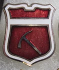 Army crest DI DUI SB screwback ww2 414th ENGINEER BATTALION bn Robbins RARE!!