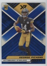 2022 Panini XR Rookies Blue 106/199 George Pickens #123 0m3b