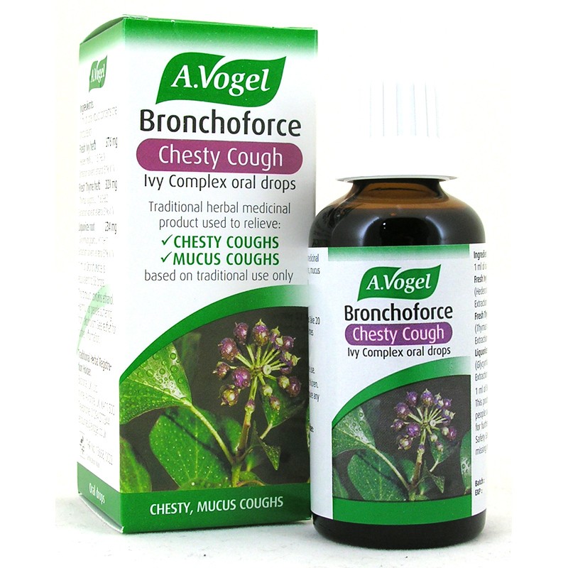 A Vogel Bronchoforce Chesty Cough Herbal Remedy 50ml Natural Relief